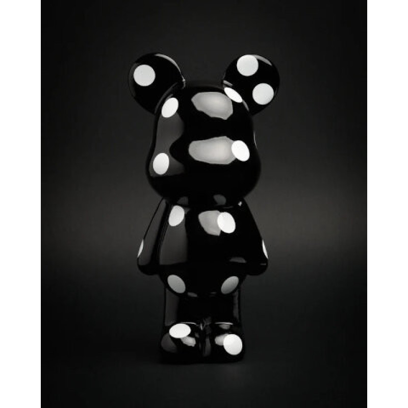 Tirelire Teddy Noir GM 40cm - Blogo