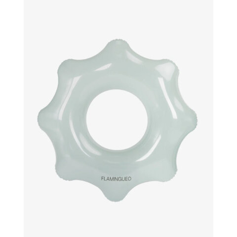 Bouée Donut fleur aquamarine FESTA - Flamingueo