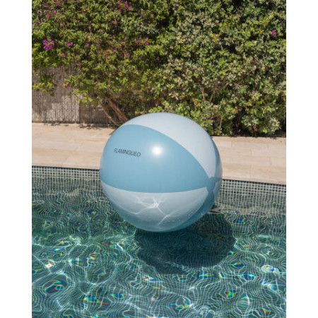 Grand Ballon de plage bleu MENTA - Flamingueo