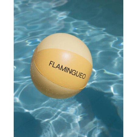 Ballon de plage jaune RIVA - Flamingueo