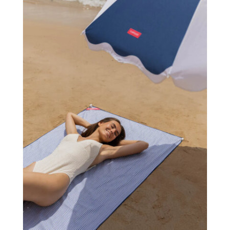 Serviette microfibre bleue PIPA - Flamingueo | L’Ornithorynque Marseille