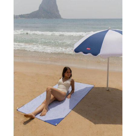 Serviette microfibre bleue PIPA - Flamingueo | L’Ornithorynque Marseille