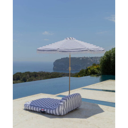 Parasol de jardin bleu DORIA - Flamingueo