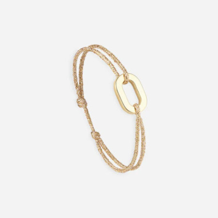 Bracelet Maillon plat 16 mm plaqué Or - Le vent à la Française | L'Ornithorynque Marseille