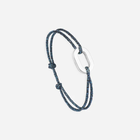 Bracelet Maillon plat 16 mm plaqué Argent - Le vent à la Française | L'Ornithorynque Marseille