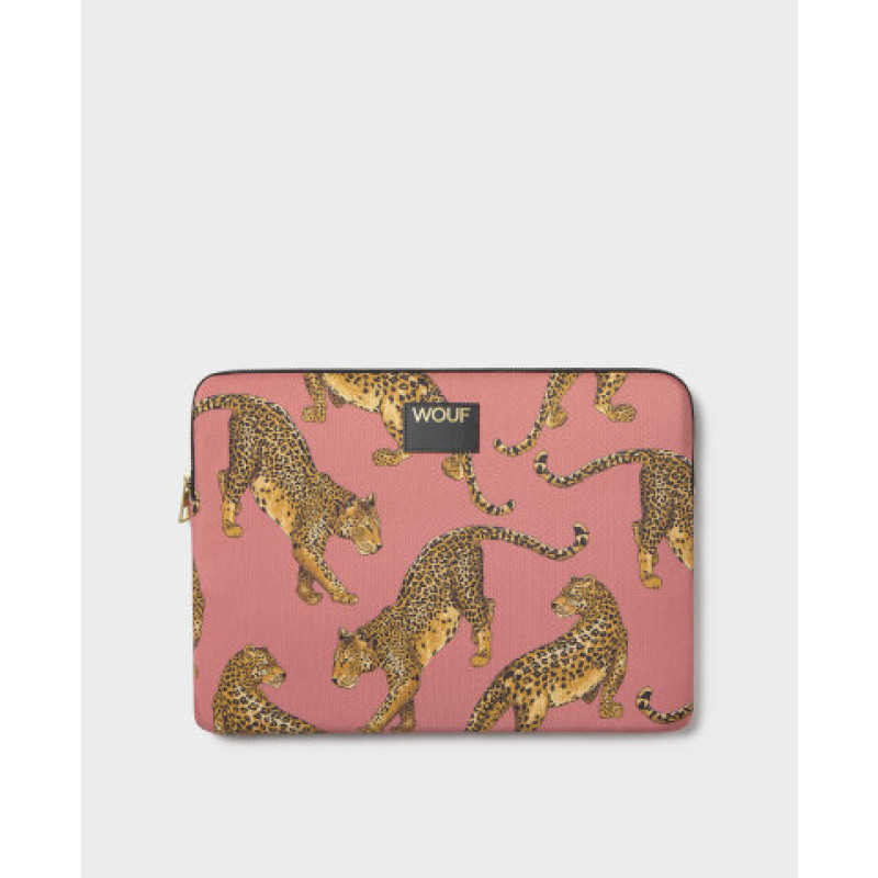 Housse d’ordinateur - Blush Leopard Laptop Sleeve 15" & 16" - Wouf