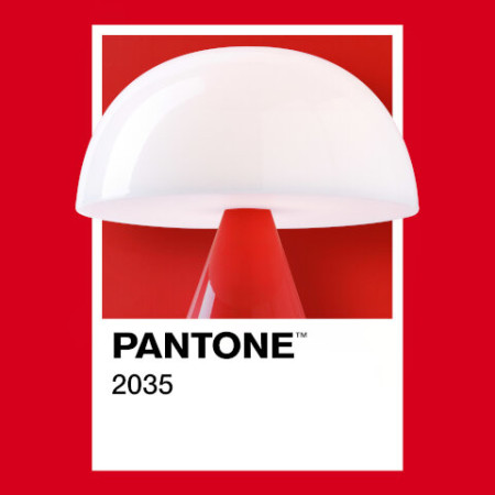 Mina M LED Lamp - Lexon x PANTONE - Red 2035