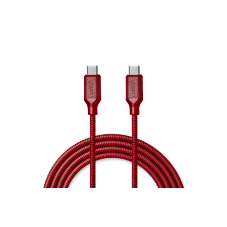 Cable de recharge METALI-C - DARK RED - Lexon