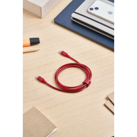 Cable de recharge METALI-C - DARK RED - Lexon