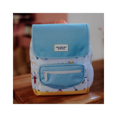 Sac A Dos - Cool Ride - Hello Hossy - Coolride/Blanc/Turquoise - 2-7 Ans