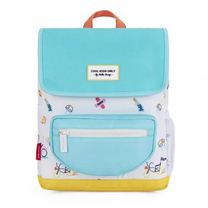 Sac A Dos - Cool Ride - Hello Hossy - Coolride/Blanc/Turquoise - 2-7 Ans