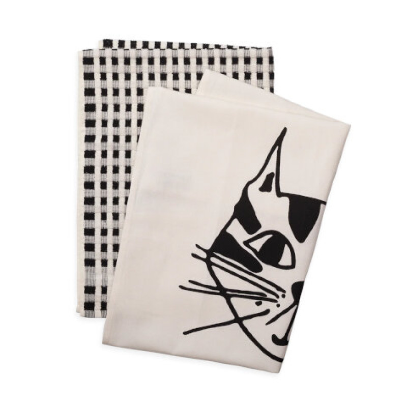 Torchon kitty set de 2 - Helen B