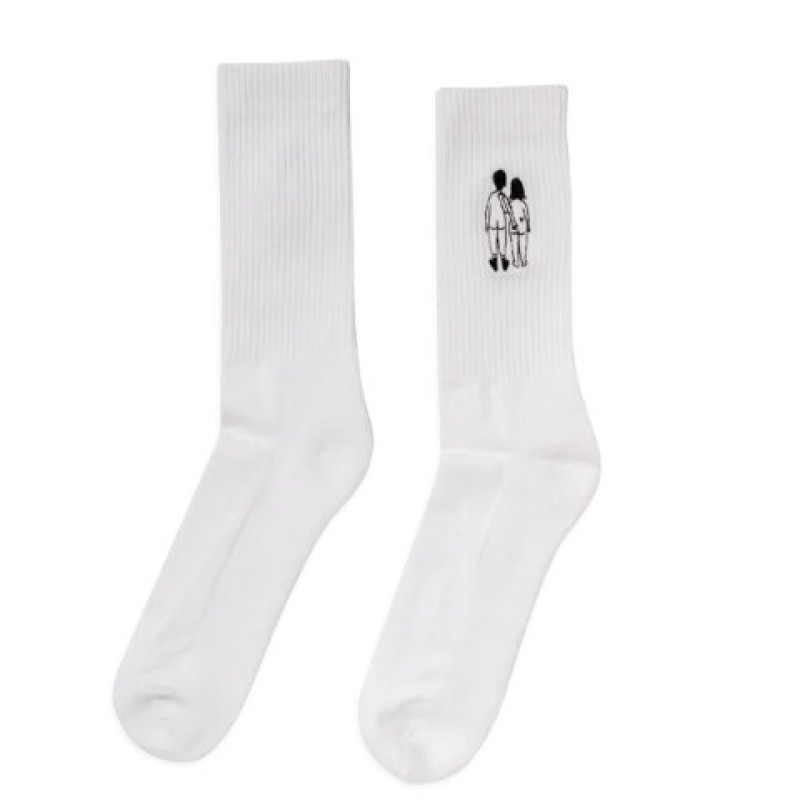 Chaussettes naked couple back - Helen B