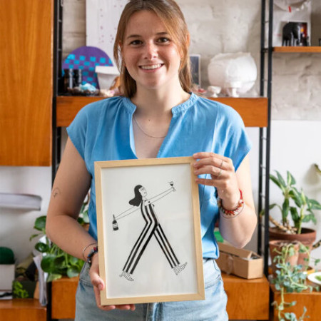 Affiche wine o'clock A4 - Helen B