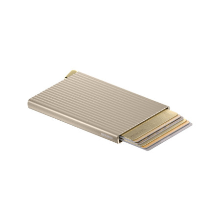 Premium Cardprotector Secrid - Fluted Cashmere - Cfl-Cashmere