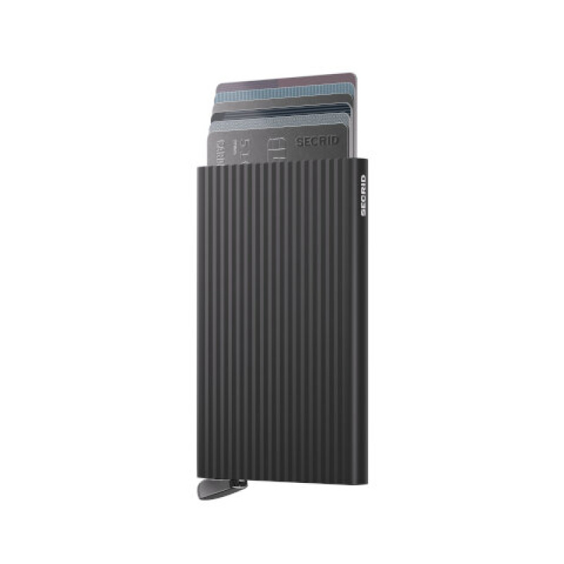 Premium Cardprotector Secrid - Fluted Black - Cfl-Black