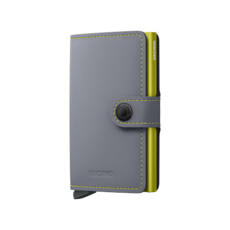 Miniwallet Secrid - Matte – MM-Grey & Lime