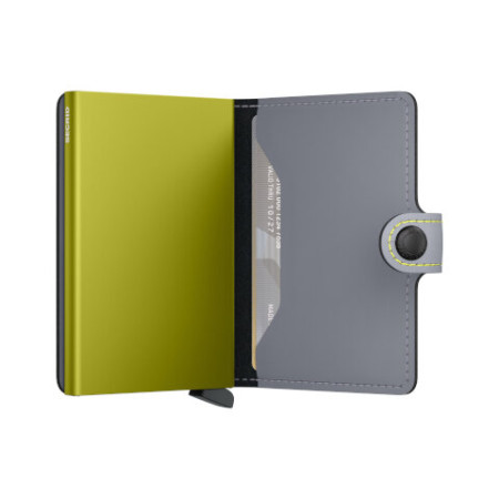 Miniwallet Secrid - Matte – MM-Grey & Lime