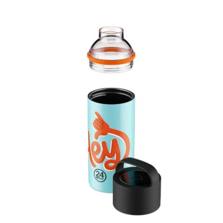 Gourde à poignée Spin Bottle 730 Hey! Blue - 24 BOTTLES