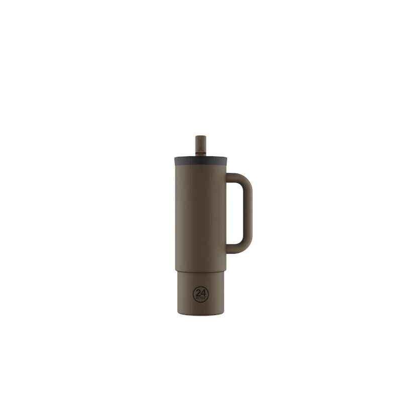 Mug paille Straw Cup 800 Mocha - 24 BOTTLES