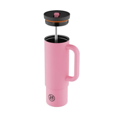 Mug paille Straw Cup 800 Flamingo - 24 BOTTLES