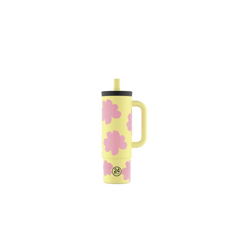 Mug paille Straw Cup 800 Daydreaming Yellow - 24 BOTTLES