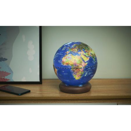AtlasGlobe Darkblue Large Walnut - Gingko