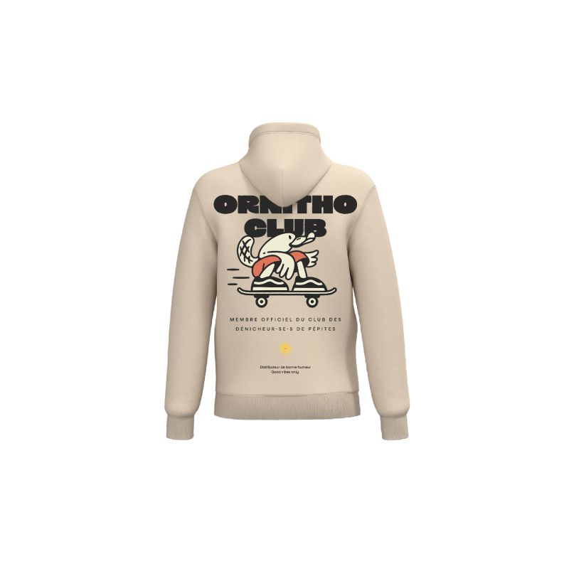 Sweat Zippé Club Ornitho - L'Ornithorynque