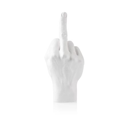 Sculpture Le Doigt Blanc - Bitten