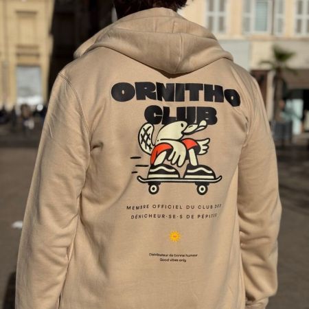 Sweat Zippé Club Ornitho - L'Ornithorynque