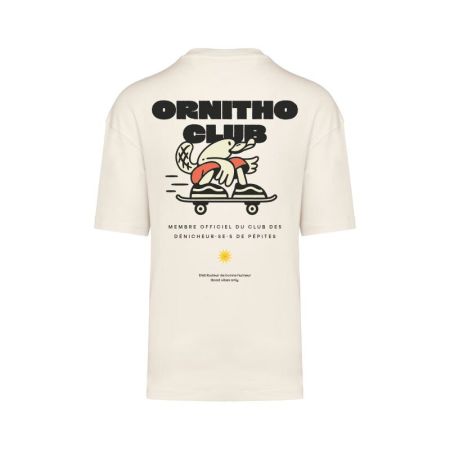 T-shirt en coton Oversize Club Ornitho - L'Ornithorynque