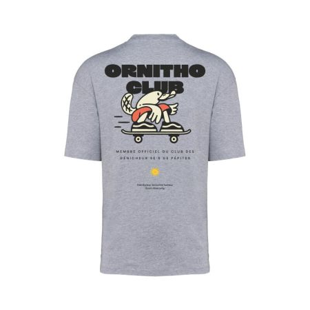 T-shirt en coton Oversize Club Ornitho - L'Ornithorynque