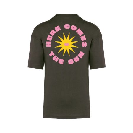 T-shirt en coton Oversize Here comes the Sun - L'Ornithorynque