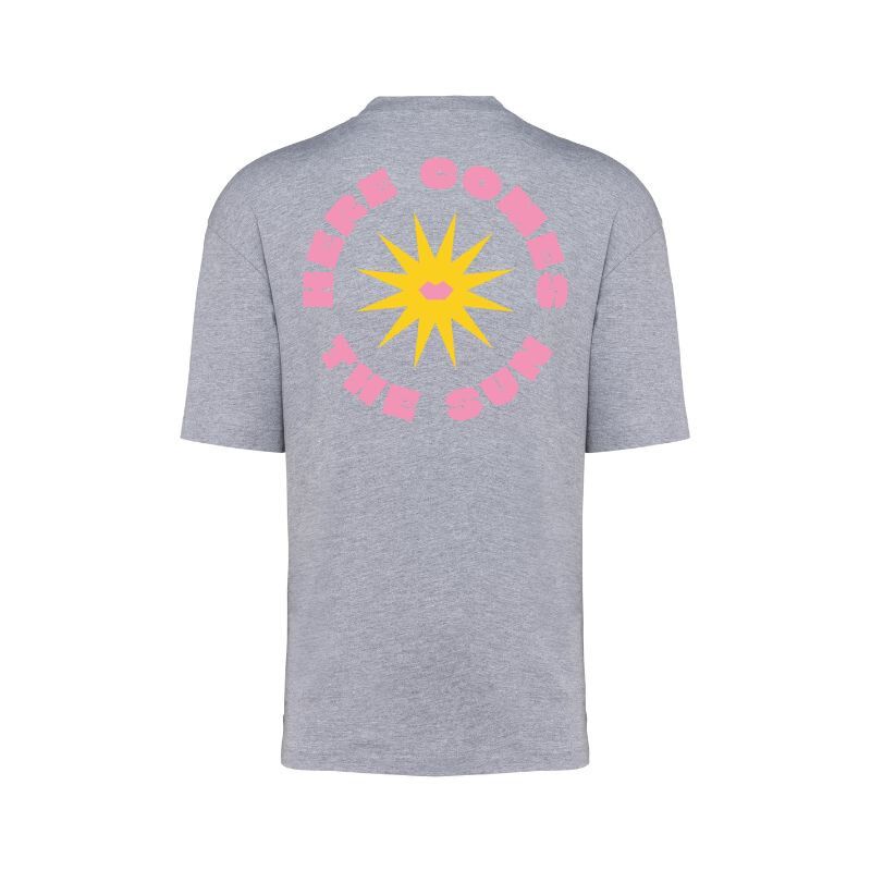 T-shirt en coton Oversize Here comes the Sun - L'Ornithorynque