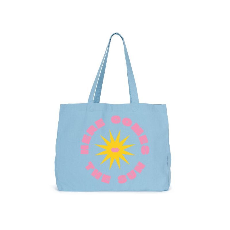 Sac cabas en tissu Here Comes the Sun- L'Ornithorynque