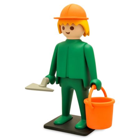 Collectoys - Playmobil Vintage De Collection : L'ouvrier maçon