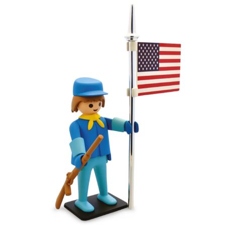 Collectoys - Playmobil Vintage De Collection : Le cavalier Américain