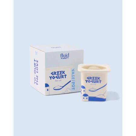 Vase Pot Yaourt Grec - Fluid Market