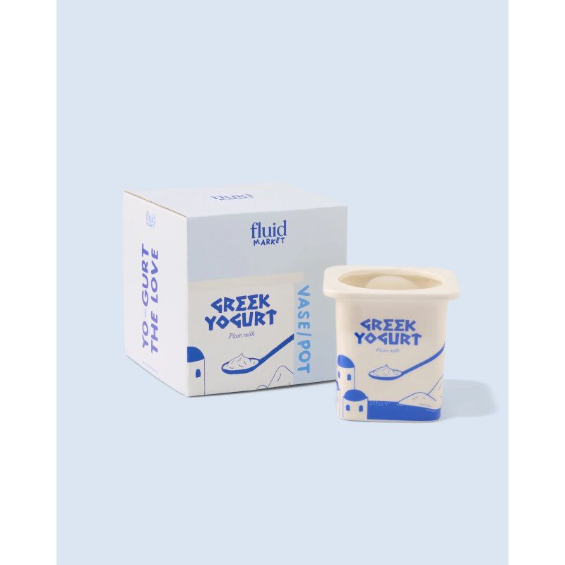 Vase Pot Yaourt Grec - Fluid Market