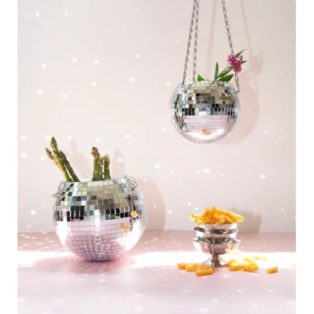 Cache pot disco boule à facettes 20 cm - L’Expressionist
