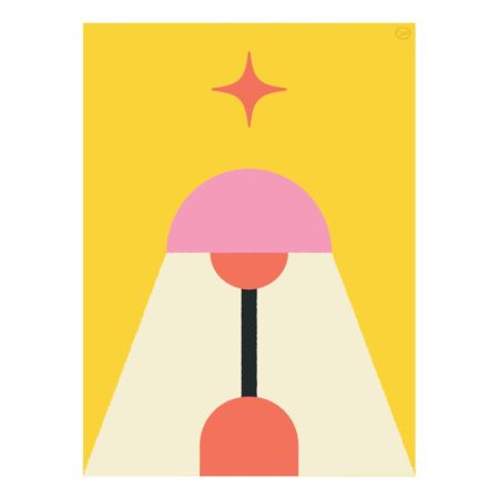50 x 70 cm Affiche Lampe - L’Ornithorynque