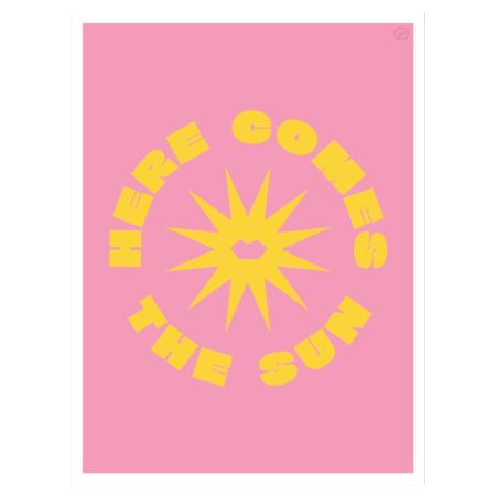 50 x 70 cm Affiche Here comes the sun - L’Ornithorynque
