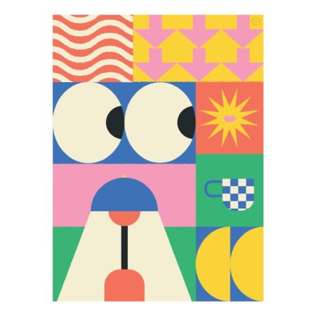 50 x 70 cm Affiche Yeux - L’Ornithorynque