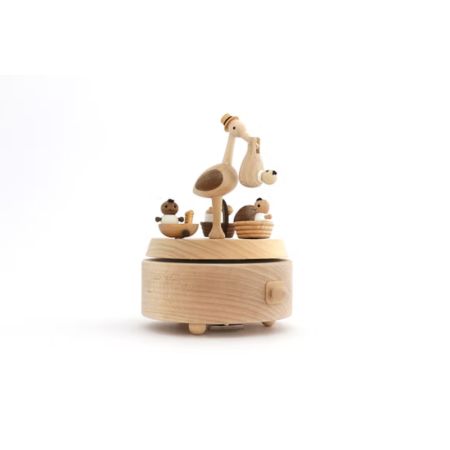 Baby Stork Delivery - Wooderful Life Boite à musique Bébé Cigogne n° 16