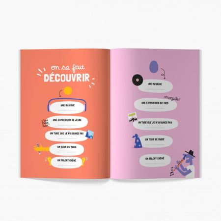 Livre à remplir - Mon parrain, ma marraine à moi - Minus