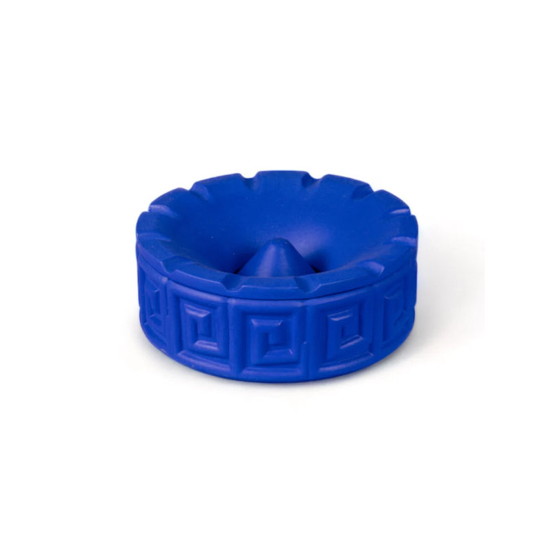 Cendrier en terre cuite grecque - GRECHE - 22 cm - Bleu - Seletti