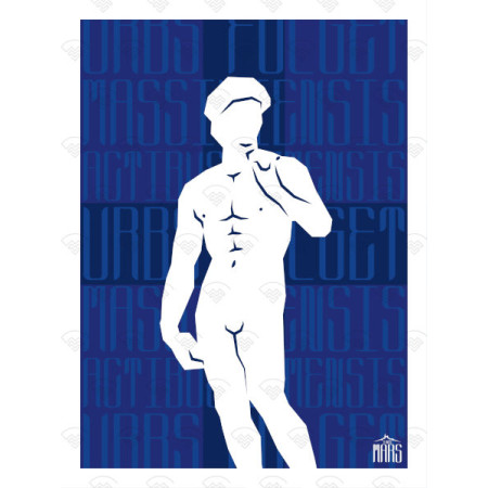 Affiche Maison Landolfi - Marseille - Le David par 111arseille 30x40 cm