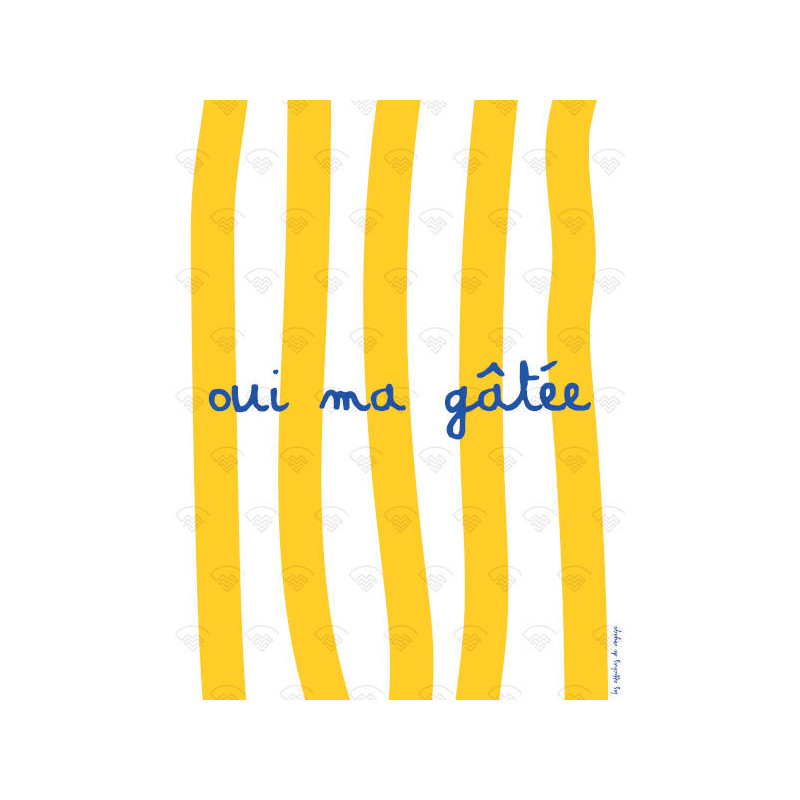 Affiche Maison Landolfi - Oui ma gâtée par les Affiches de Voyage 30x40 cm | L’Ornithorynque Marseille