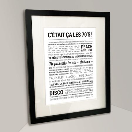 Affiche - C'était ça les 70s - Tout est dit