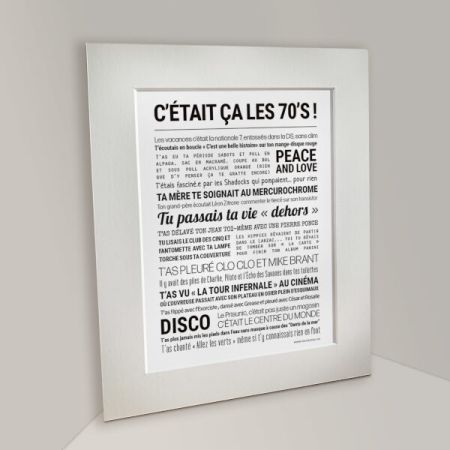 Affiche - C'était ça les 70s - Tout est dit